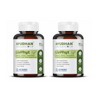 Ayudhan LivPhyt liver detox capsules pack of 2 herbal liver support supplement