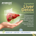 Ayudhan LivPhyt liver detox capsules with milk thistle NAC and dandelion root